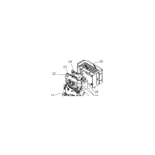 Carte de puissance MITSUBISHI ref : T7WE58313