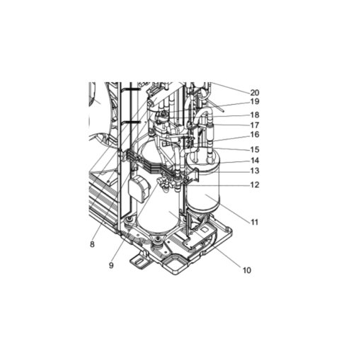 Compresseur MITSUBISHI ref : T97415767