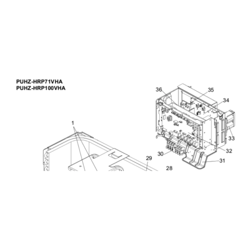 Platine de puissance MITSUBISHI ref : R01E65313