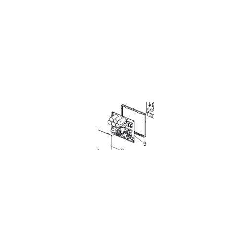 Platine de puissance MITSUBISHI ref : T7WS17323