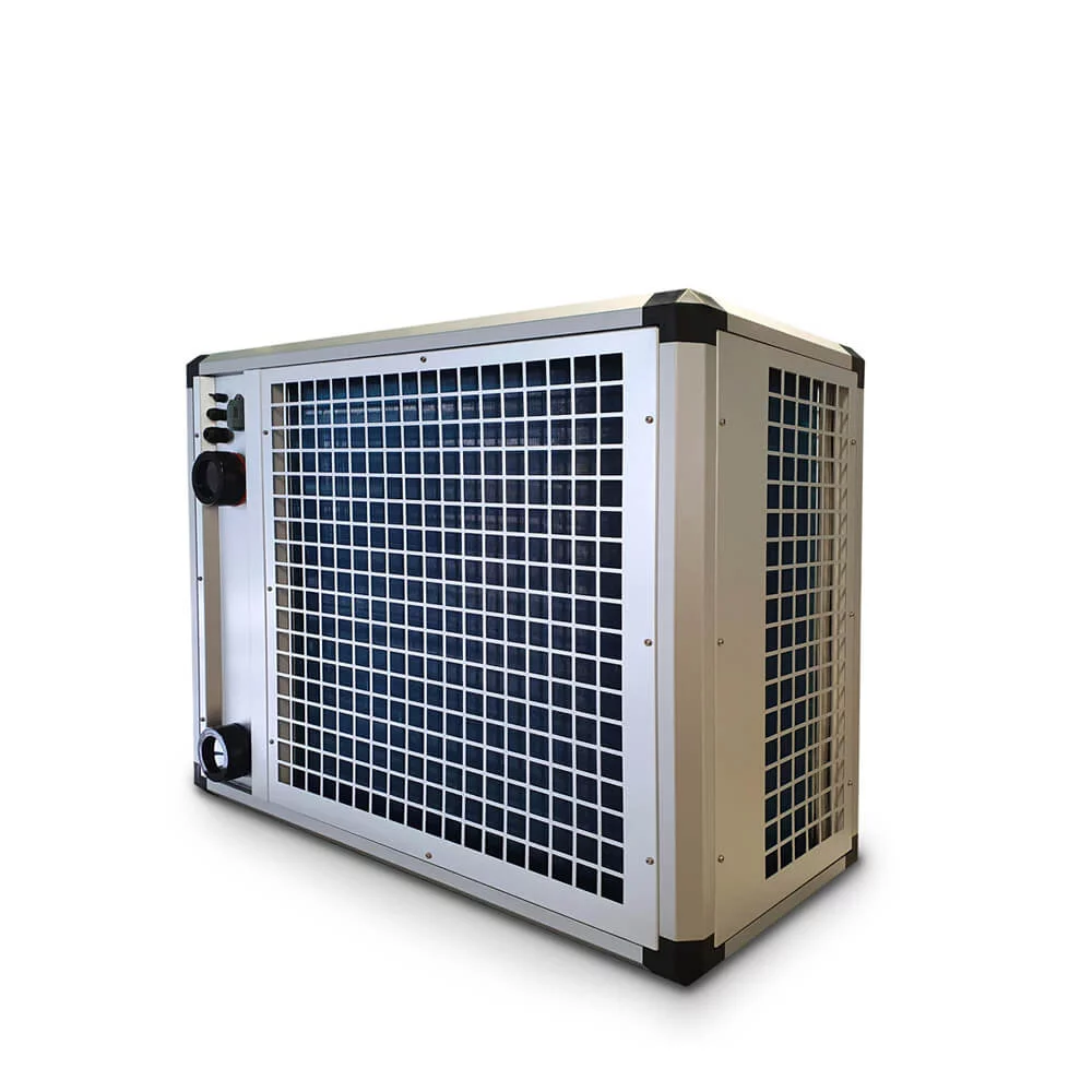 Petite pompe à chaleur piscine à onduleur DANTHERM SET i-Silent 10-15